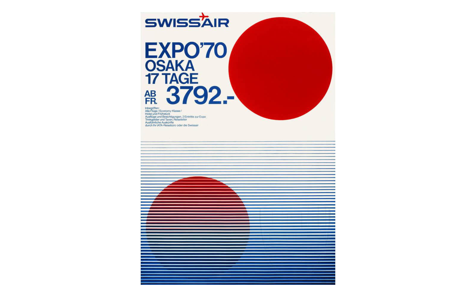 Vintage Swissair Poster