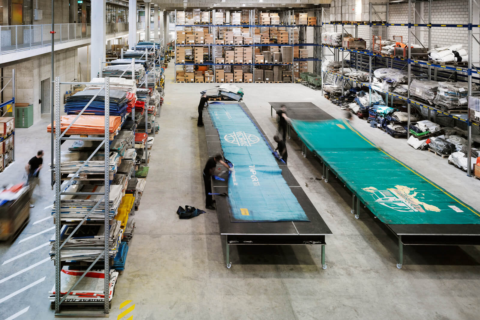 Freitag Truck Tarp Bag Production