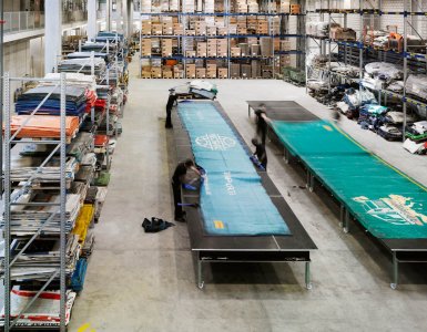 Freitag Truck Tarp Bag Production