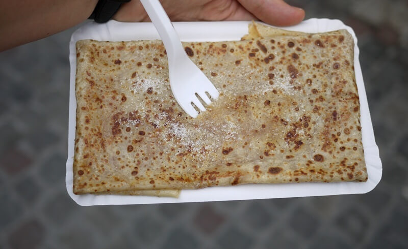 Swiss Street Food - Crepes at Hirschenplatz in Zürich