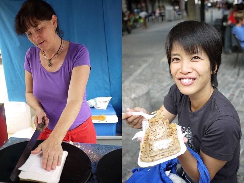 Swiss Street Food - Crepes at Hirschenplatz in Zürich