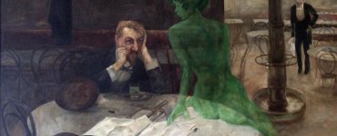 The Absinthe Drinker by Viktor Oliva