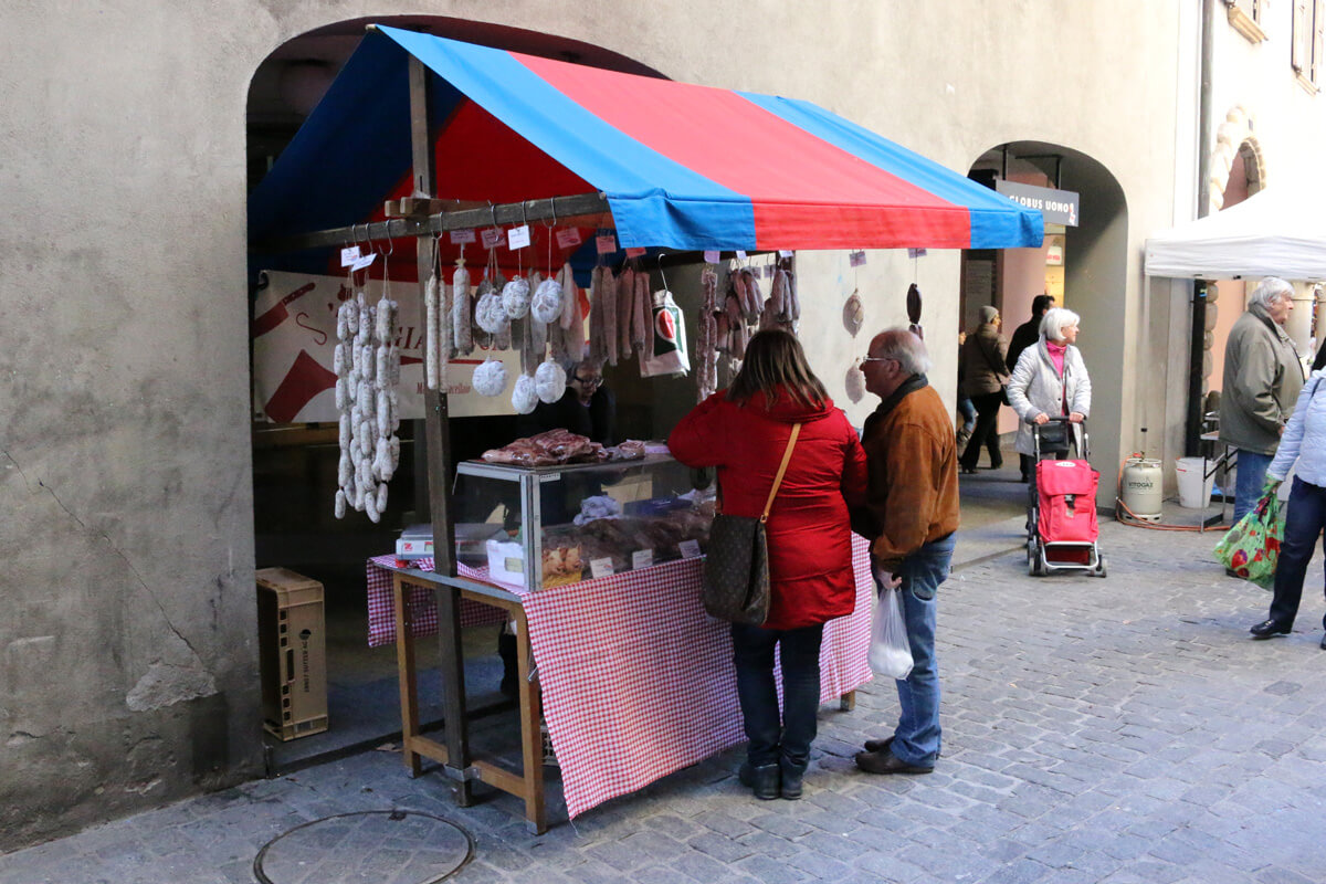 Bellinzona Old Town in Switzerland