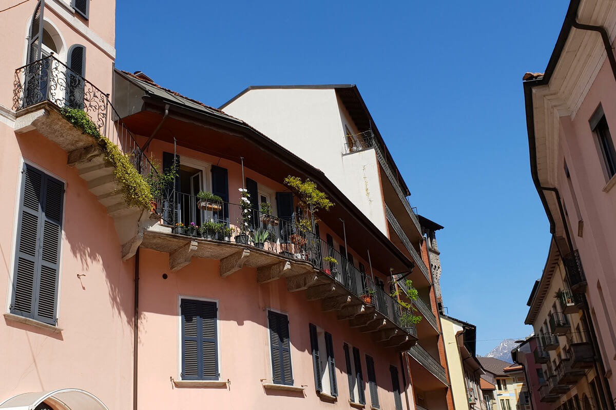 Bellinzona Old Town in Switzerland