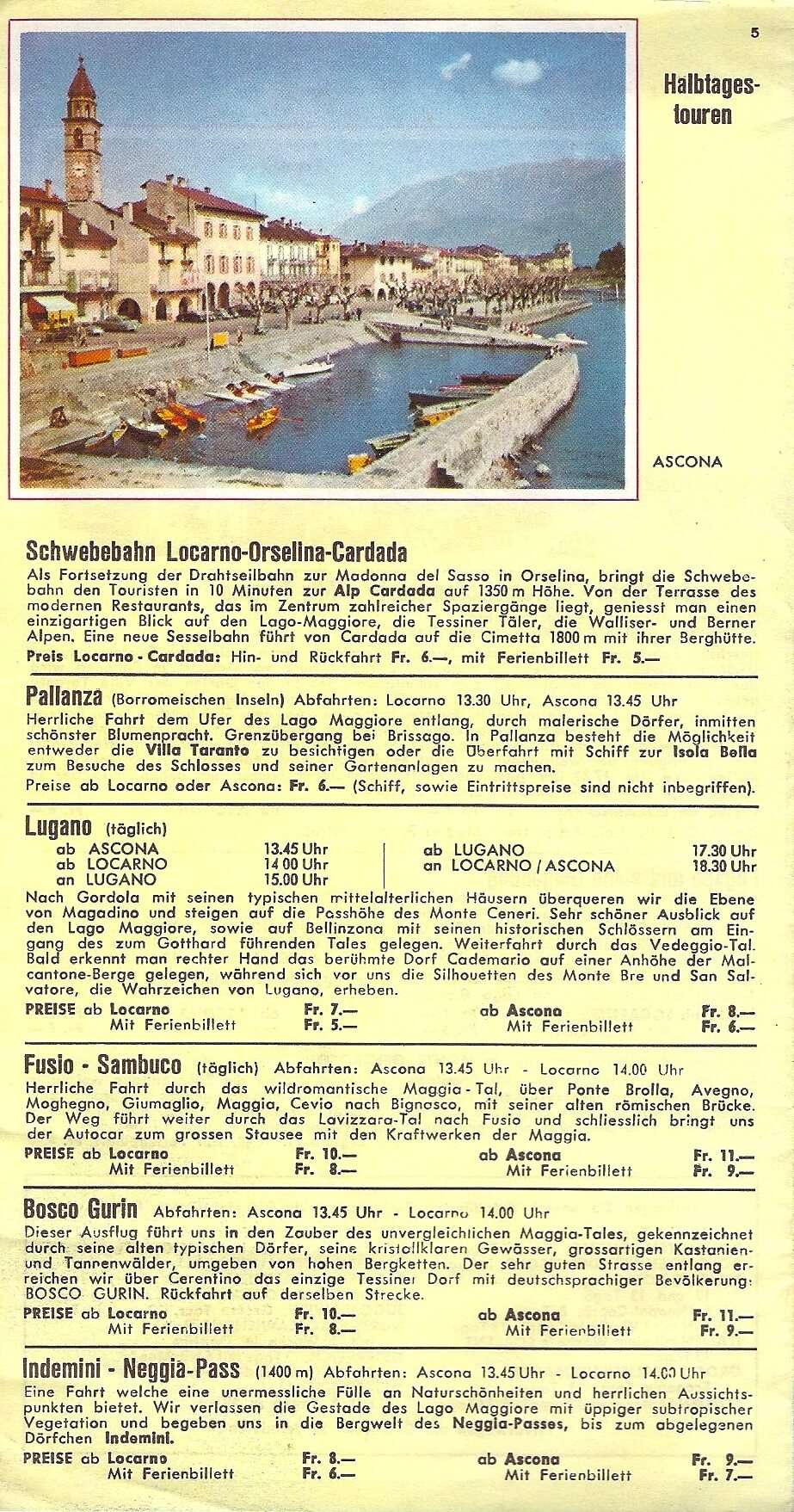 Locarno Brochure (1960)
