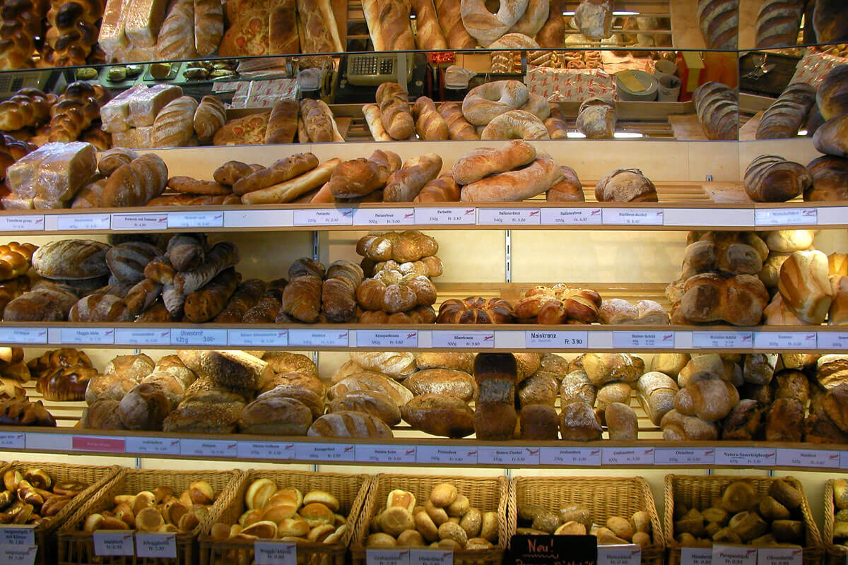 Swiss Bread Display