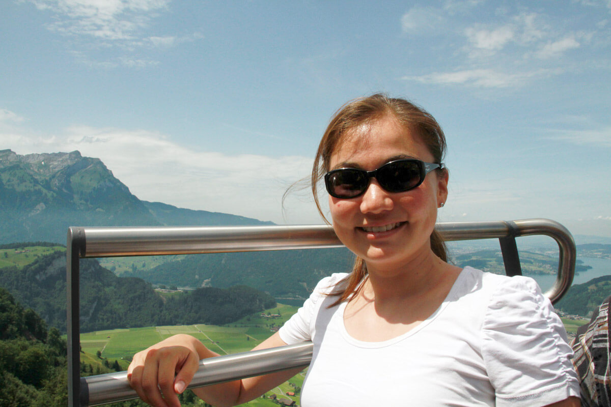 CabriO Cable Car at Stanserhorn, Switzerland