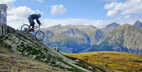 Downhill Biking in Switzerland
