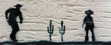 Street Art in Zurich - Cowboy