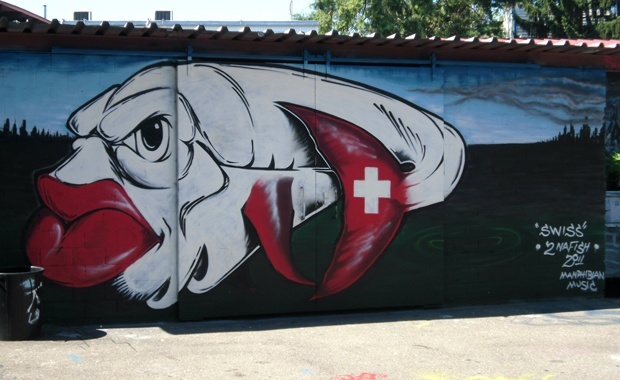 Street Art in Switzerland - Swiss Fish