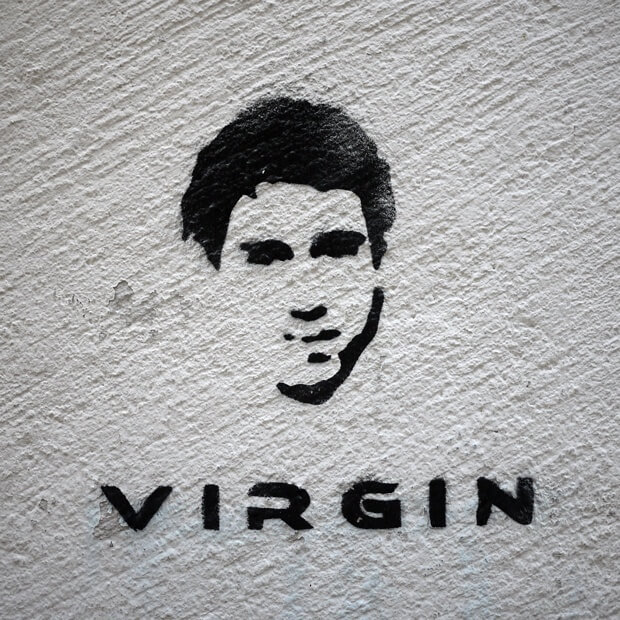 Street Art in Switzerland - Virgin in Zürich