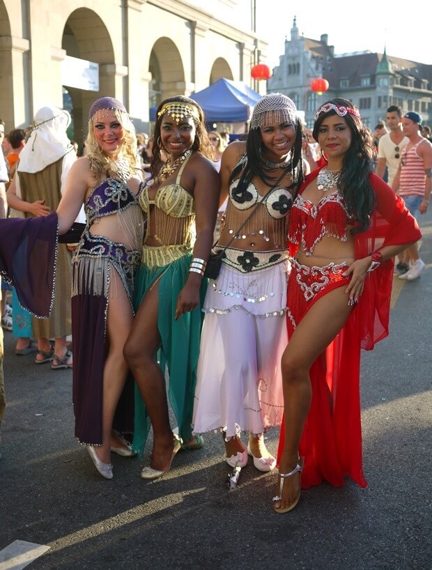 Street Parade in Zurich August 2012