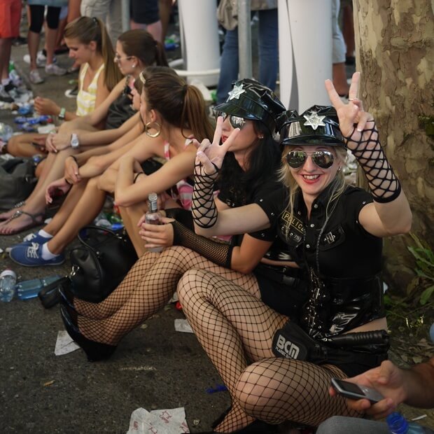 Street Parade in Zurich August 2012