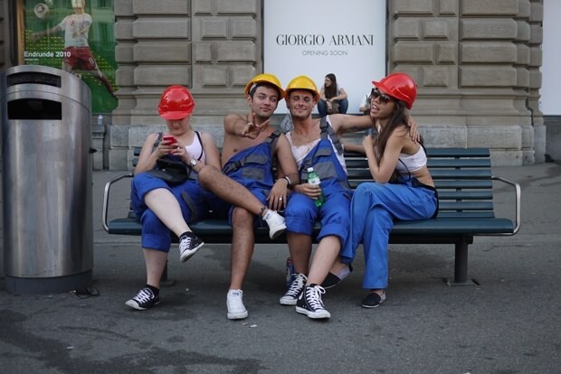 Street Parade in Zurich August 2012