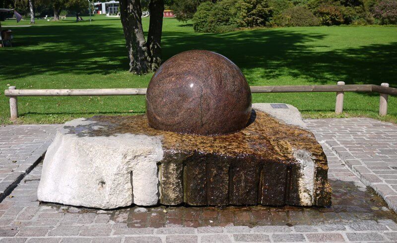 Zurich Kugelbrunnen Ball Fountain