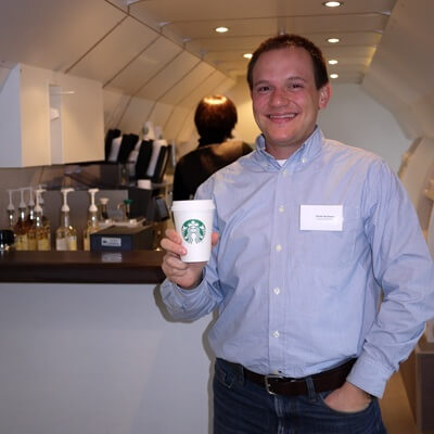 Starbucks on Rails in Switzerland