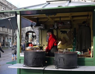 Heissi Marroni Roasted Chestnuts Zurich