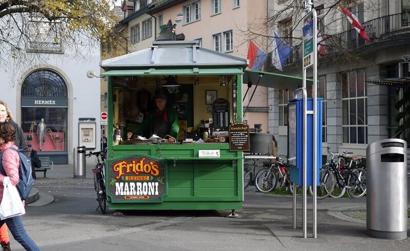 Swiss Winter Obsession - Roasted Chestnuts