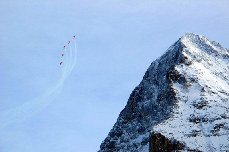 Lauterbrunnen Ski Race 2013 - Patrouille Suisse