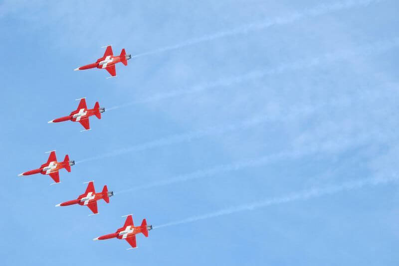 Lauterbrunnen Ski Race 2013 - Patrouille Suisse