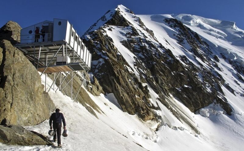 Swiss Mountain Huts - Mischabeljoch Biwak