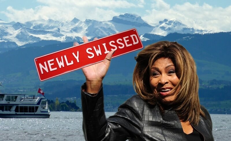 Tina Turner turns Newly Swissed