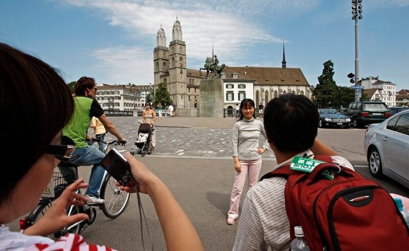 Chinese Tourists - Zurich