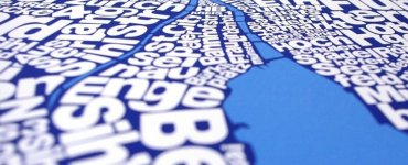 Ursula Hitz - Typography Map Zurich