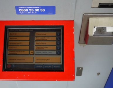 Swiss Touch - SBB Ticket Machine