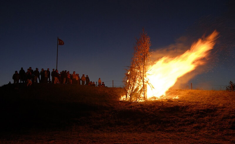 Feuer - Nationalfeiertag Schweiz