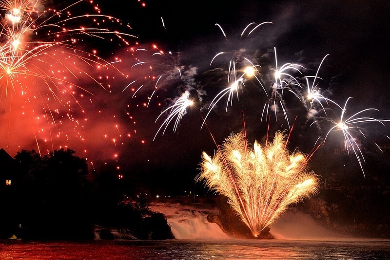 Rheinfall Firework Display