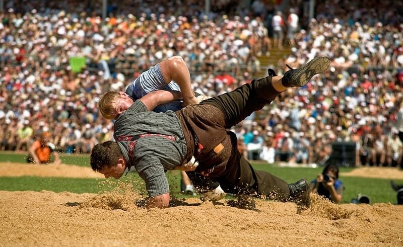 Schwingen Swiss Wrestling - Silvio Giacomini / flickr.com