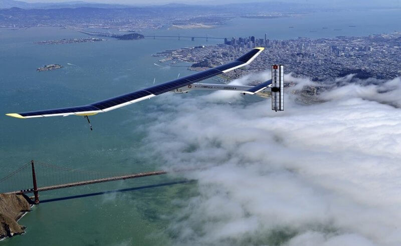 Solar Impulse - Golden Gate Bridge