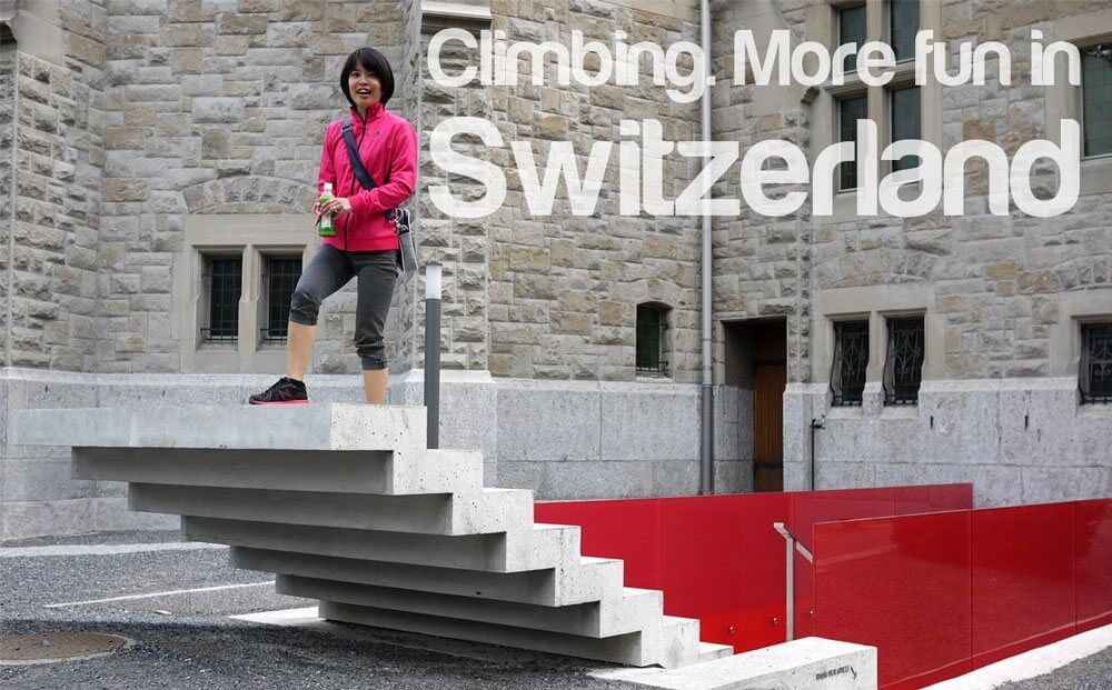 More Fun in Switzerland - Climbing