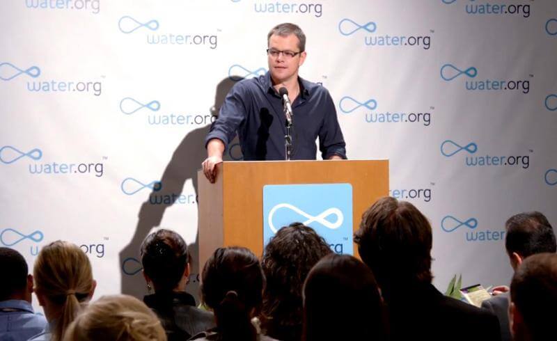 Matt Damon - Water.org