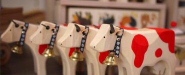 Swiss Handmade Toy Cows