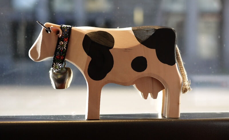 Swiss Handmade Toy Cows