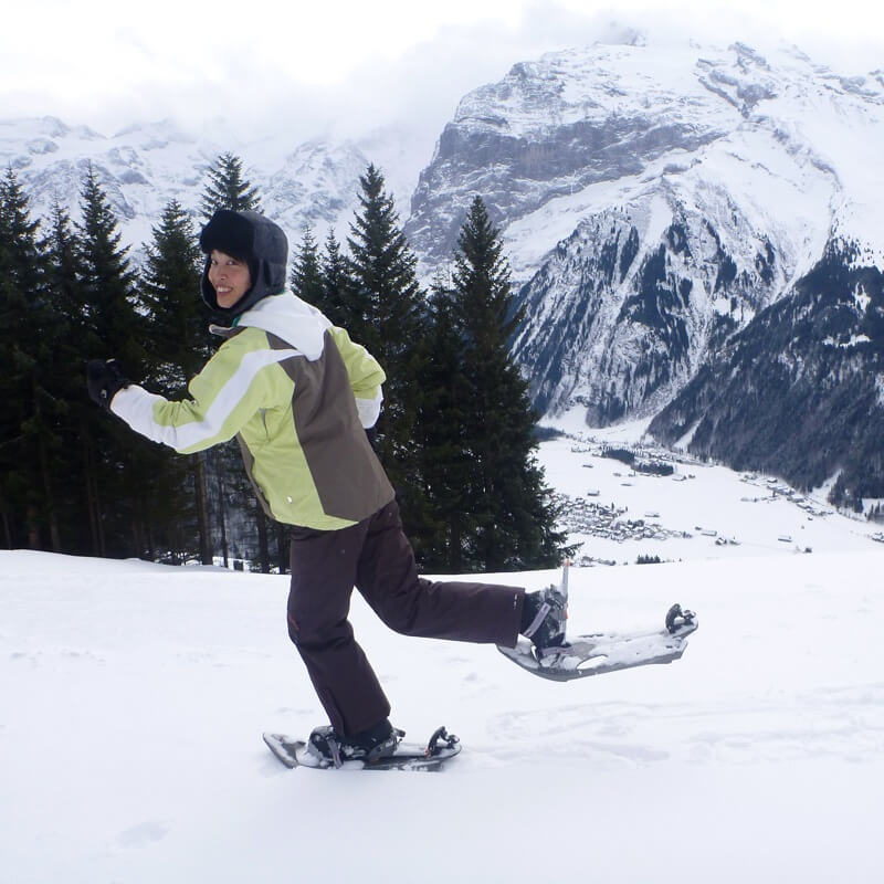 Engelberg Brunni Snow Shoe Hiking