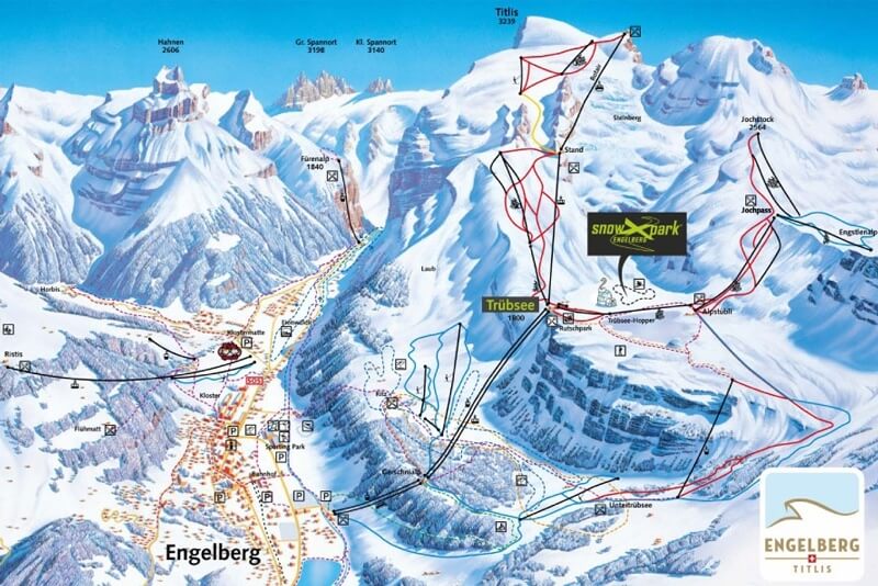 Engelberg Titlis Ski Slopes