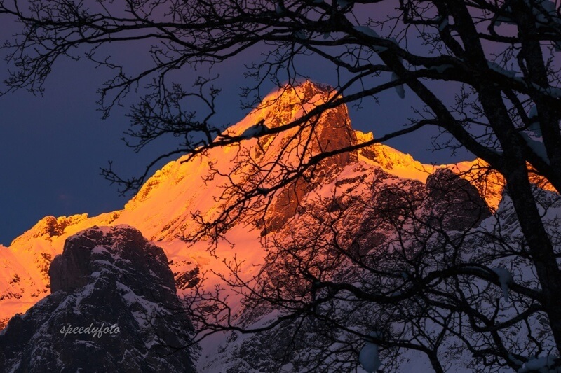 Speedyphoto - Sunset in Grindelwald, Switzerland