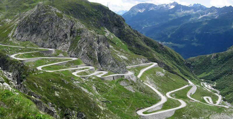 Unique Swiss Road - Gotthard-Pass