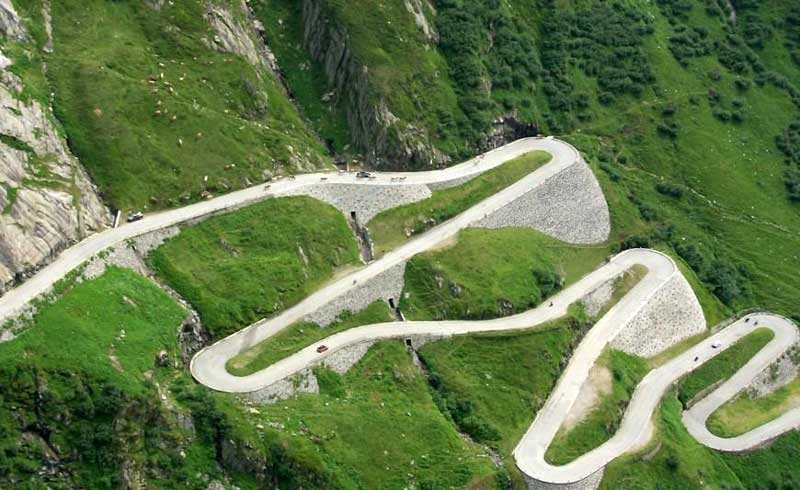 Unique Swiss Road - Gotthard-Pass