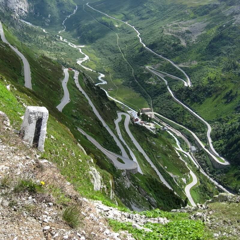 Unique Swiss Road - Grimsel Pass