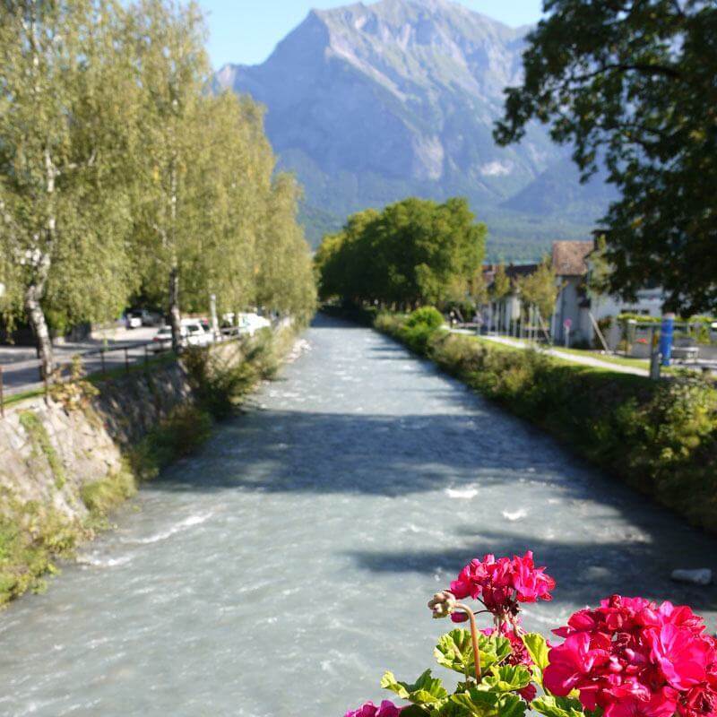 Hiking to Tamina Source in Bad Ragaz