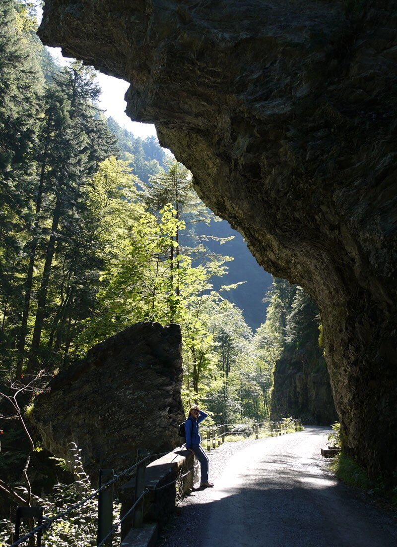 Hiking to Tamina Source in Bad Ragaz