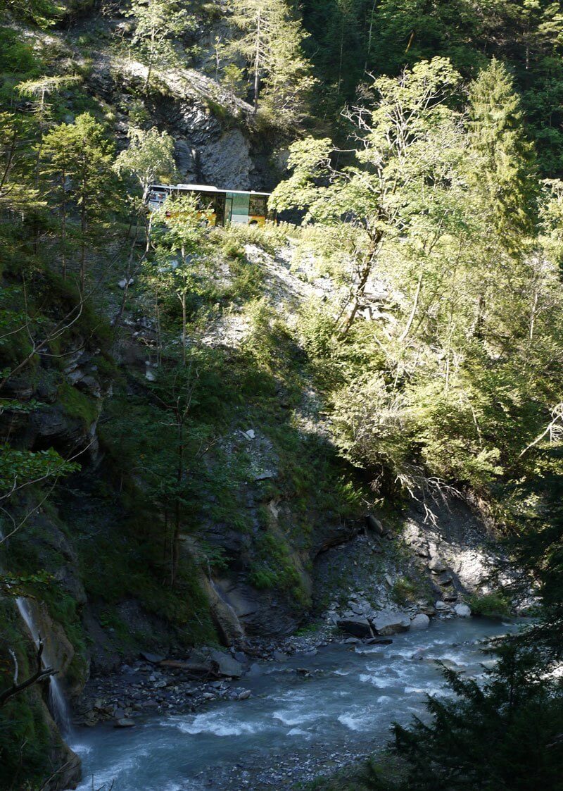 Hiking to Tamina Source in Bad Ragaz