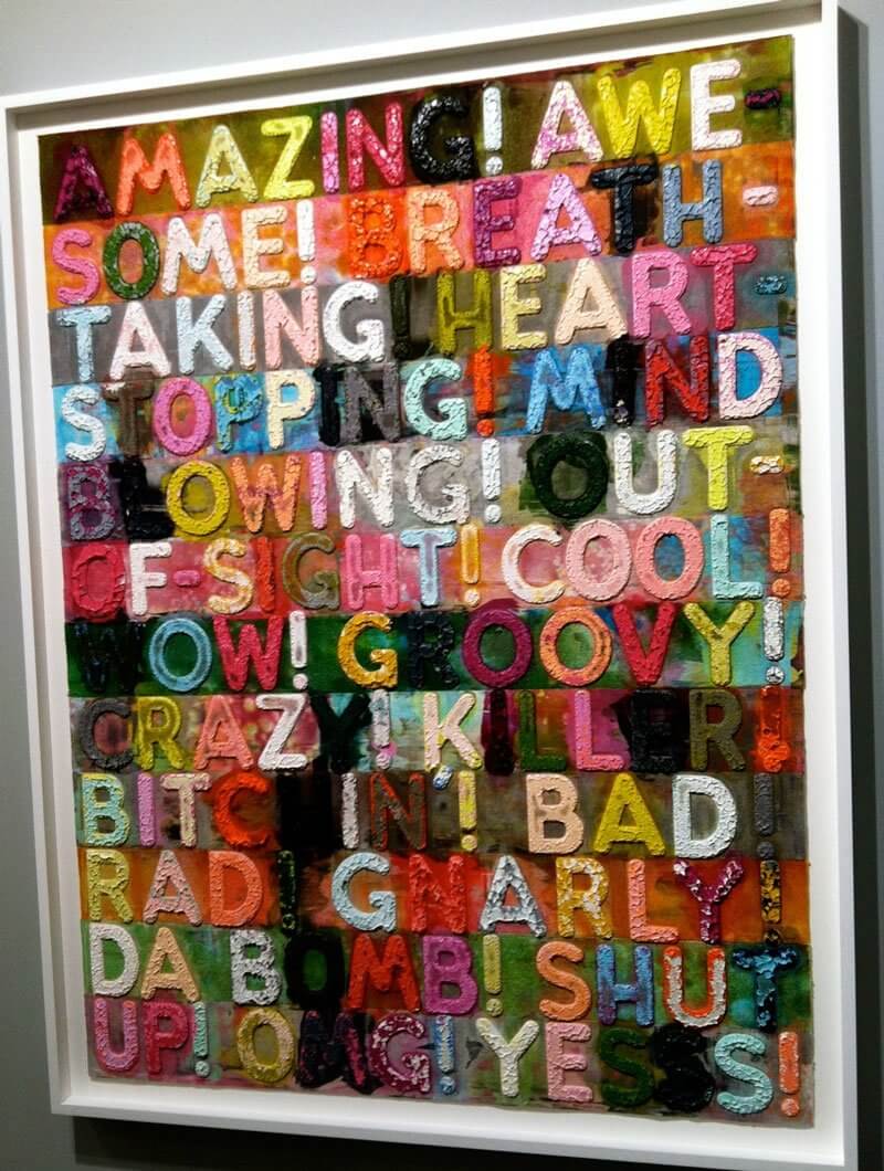 Art Basel - Mel_Bochner_Amazing