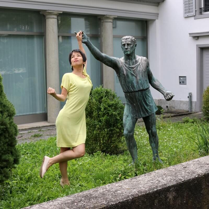 Limmathof Baden Hotel & Spa, Roman Statue, Switzerland