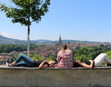 Rosengarten in Bern, Switzerland