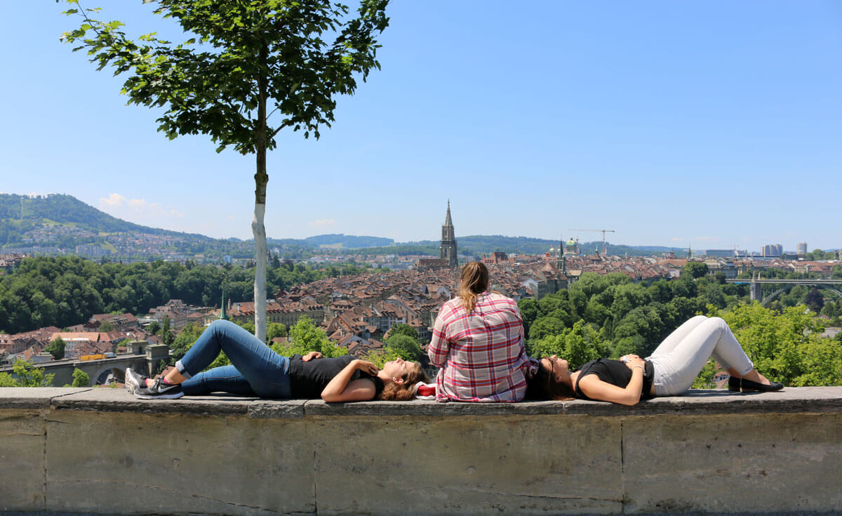 The best views of Bern, Switzerland? Try the Rosengarten.